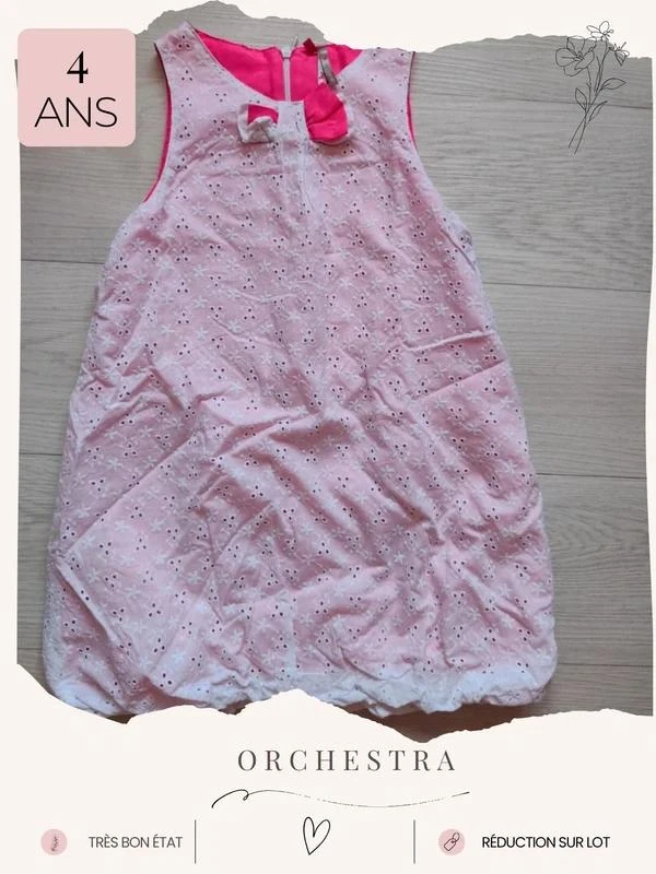 Robe en broderie anglaise 🦄 Taille 4 ans 🦄 Orchestra